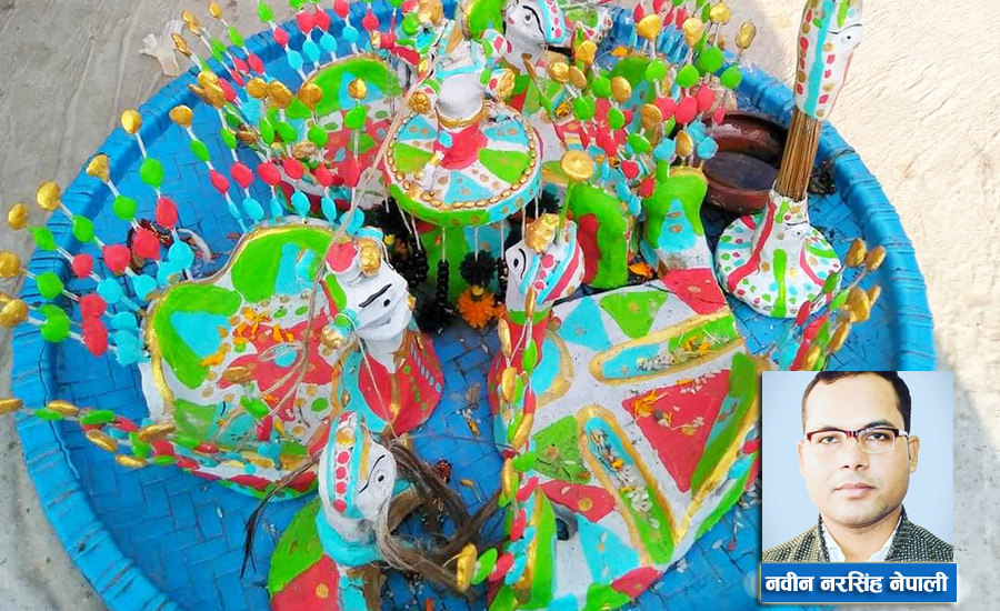 थारू समुदायमा दिदी–भाइको प्रेमको पर्व : समाचकेवा सुरु