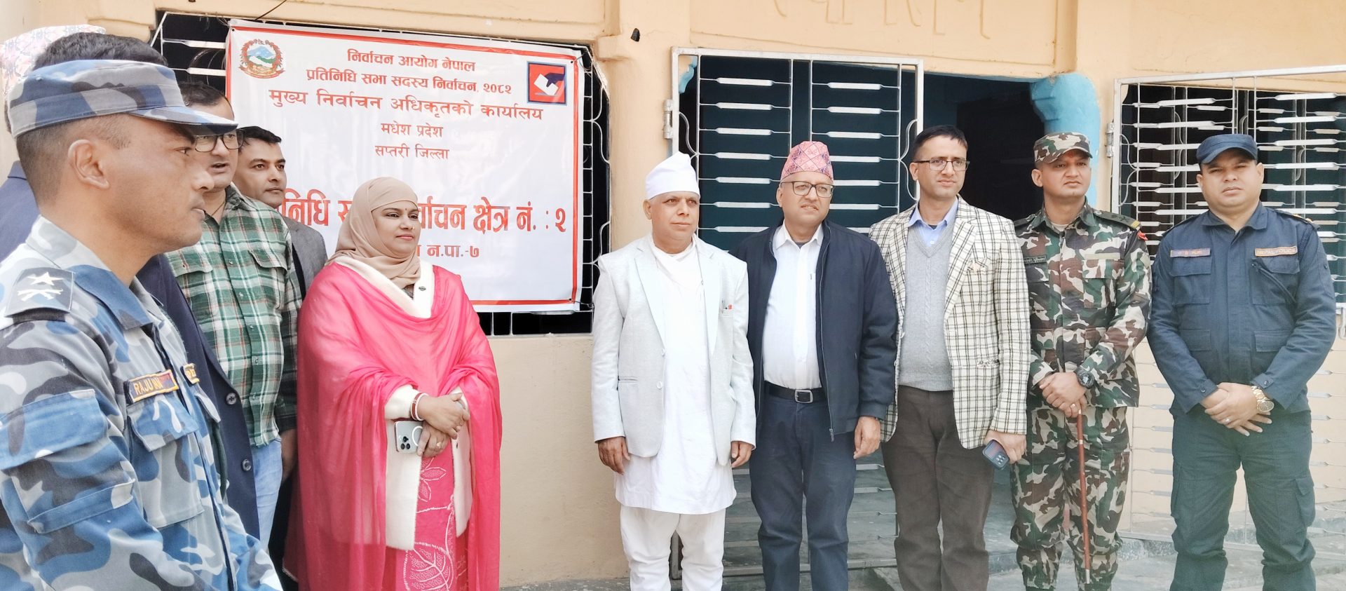 सप्तरीका चारवटै क्षेत्रमा निर्वाचन अधिकृतको कार्यालय स्थापना