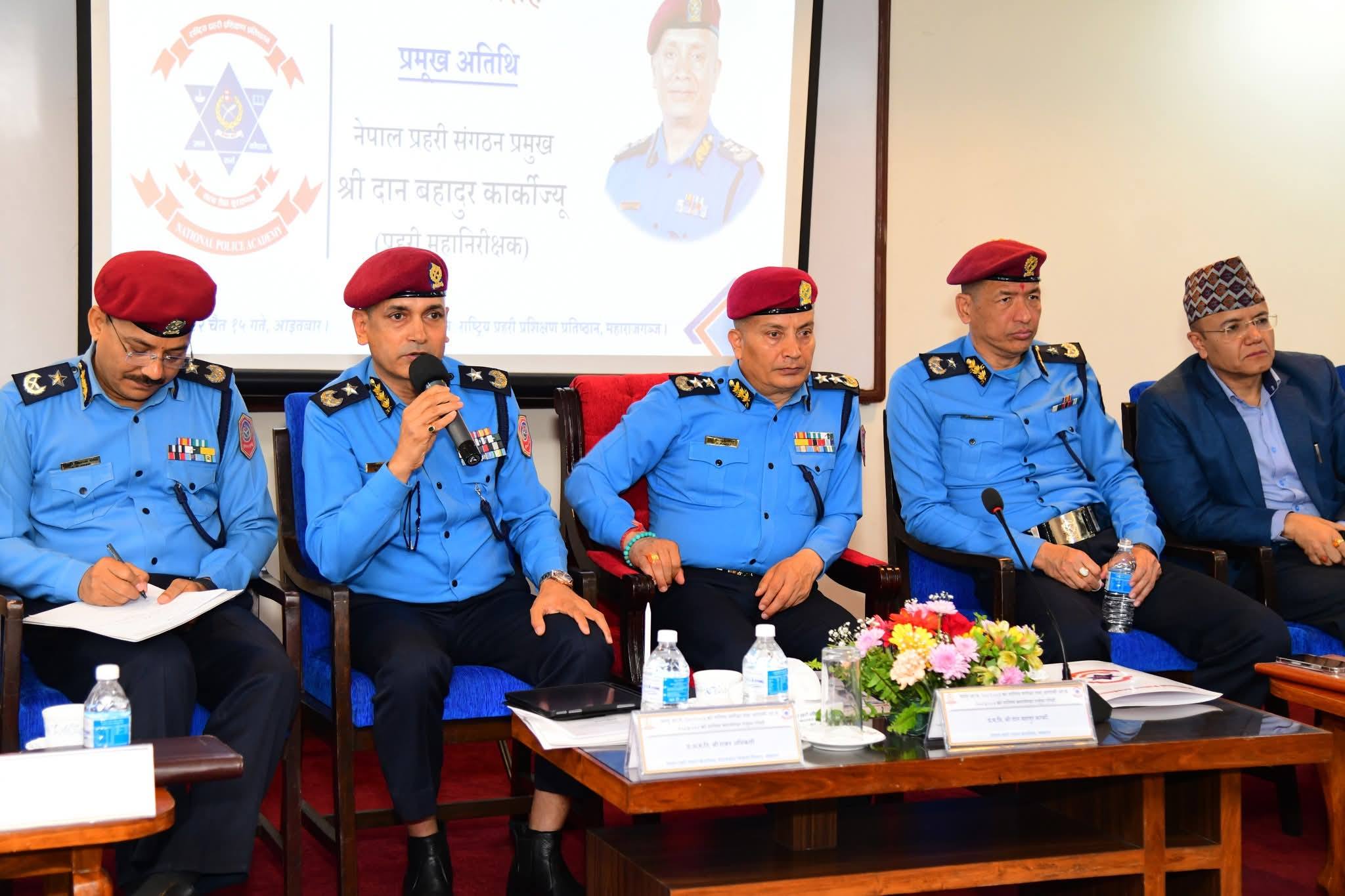 प्रहरी तालिम क्यालेण्डर तर्जुमा गोष्ठी सम्पन्न: दक्ष जनशक्ति विकासमा आईजीपी कार्कीको जोड