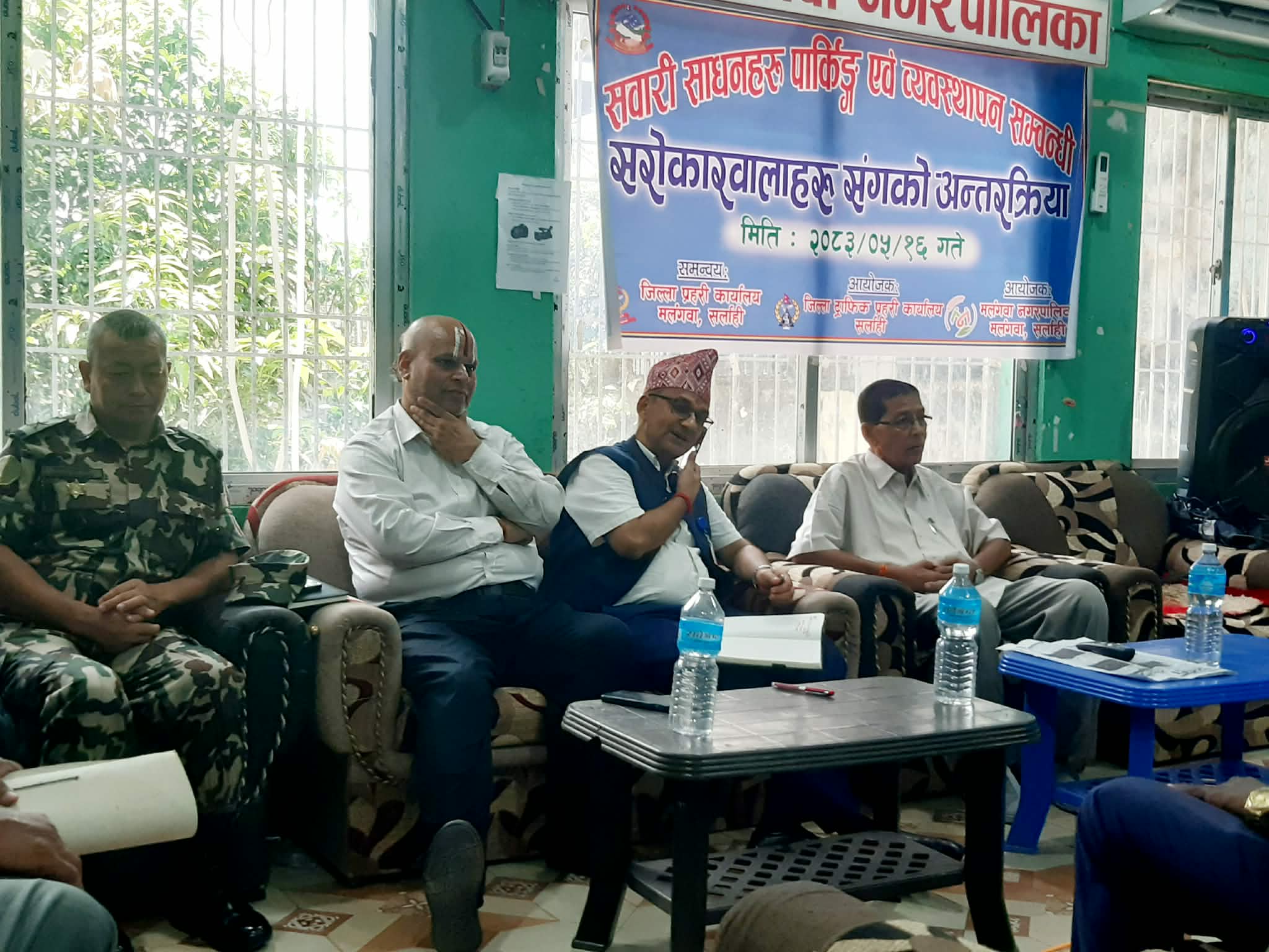 बढ्दो सवारी चाप व्यवस्थापन गर्न मलंगवामा संयुक्त पहल, चार प्रमुख चोक प्राथमिकतामा